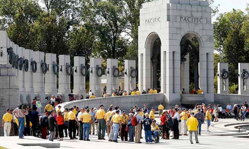 Veterans invade their own memorials