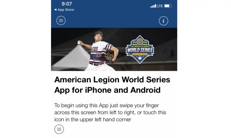 Follow regionals, American Legion World Series on Legion baseball app