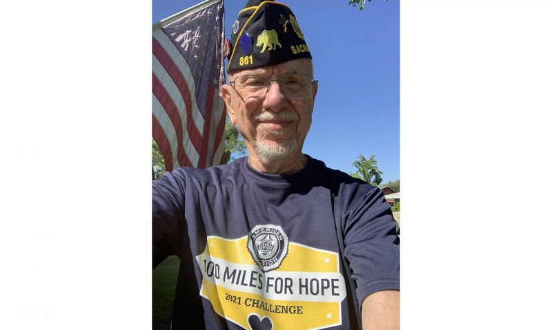 Air Force retiree walks the walk for 100 Miles for Hope