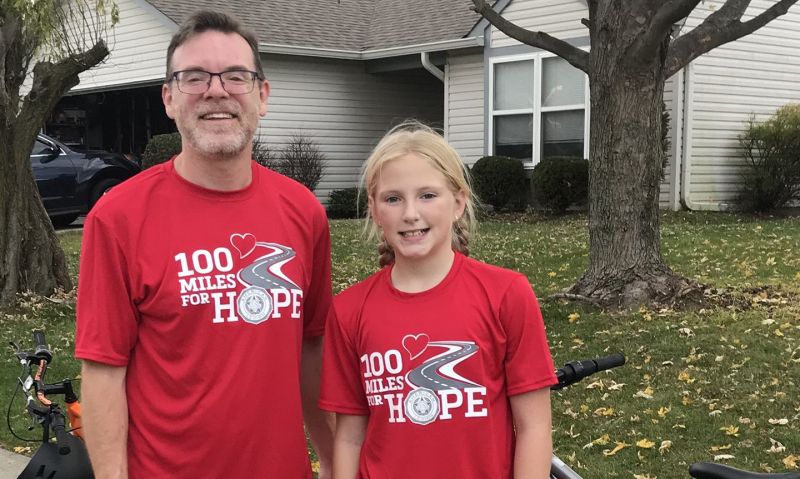 Dad, daughter bond in 100 Miles challenge