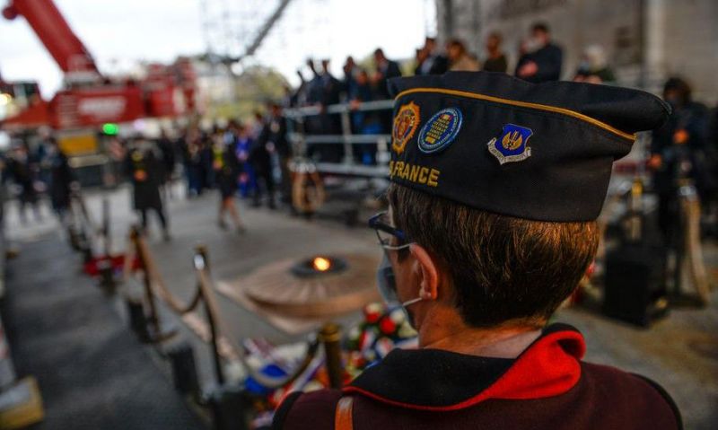 American pilgrimage across France to honor WWI Unknown Soldier finishes in Paris