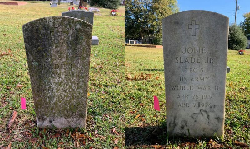 Legionnaires give neglected veteran headstones ‘care they deserve’