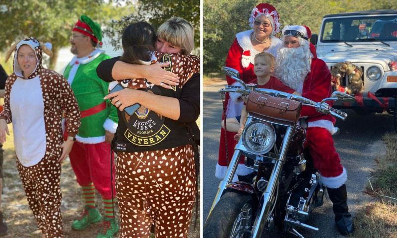 Florida ALR chapter’s ‘Ride for the Claus’ brings out emotions in participants, recipients