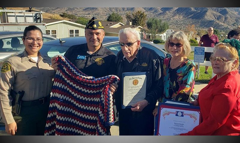 California Legionnaires honor WWII veteran’s 100th birthday