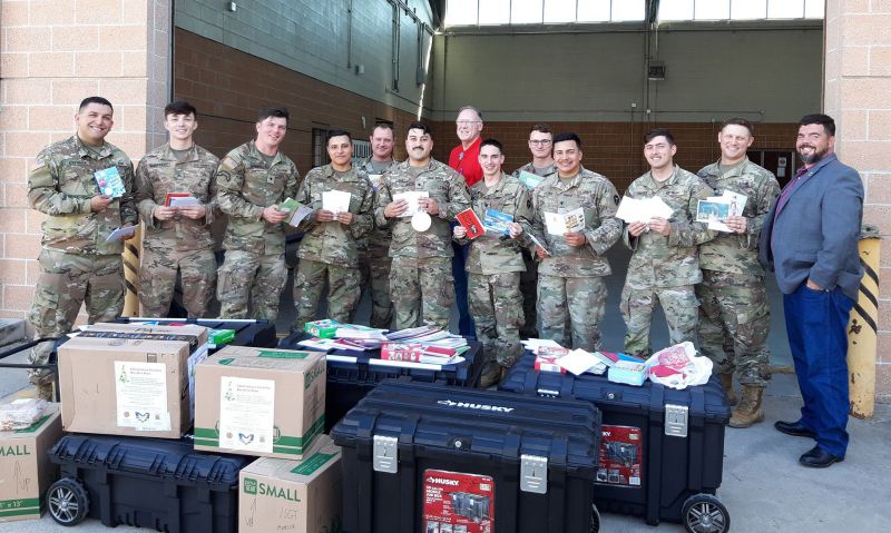 Texas Legion youth program delivers holiday cheer to deployed servicemembers