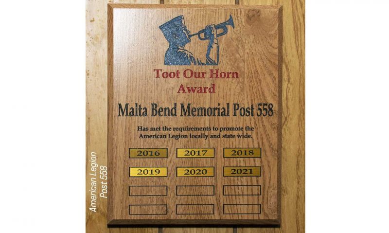 Missouri Legion post receives sixth consecutive Toot Our Horn award
