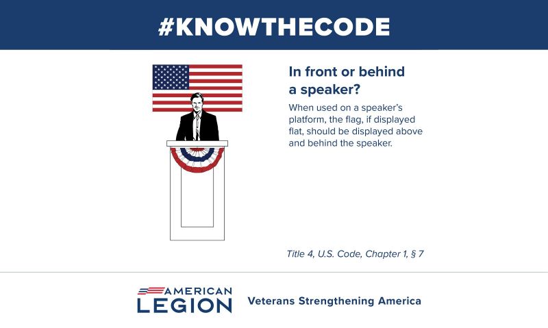 New U.S. Flag Code social media graphics to share 