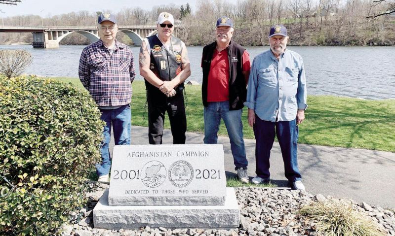 Legionnaires honor Afghanistan veterans with monument