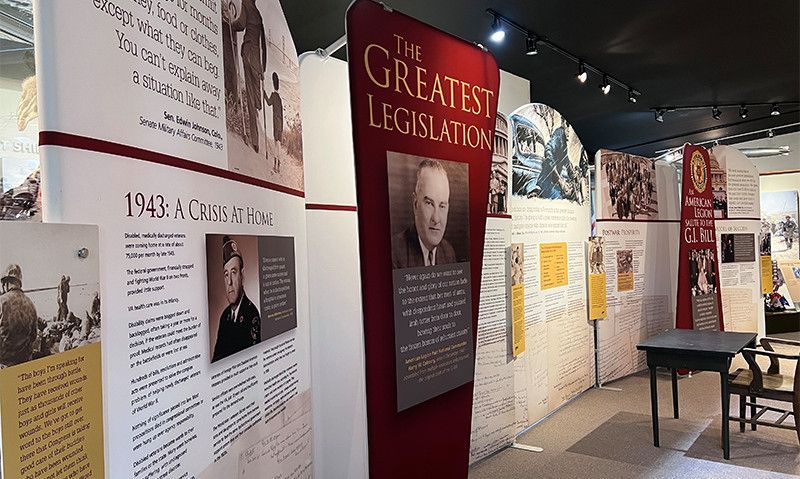 Legion historical exhibits on display in Montana