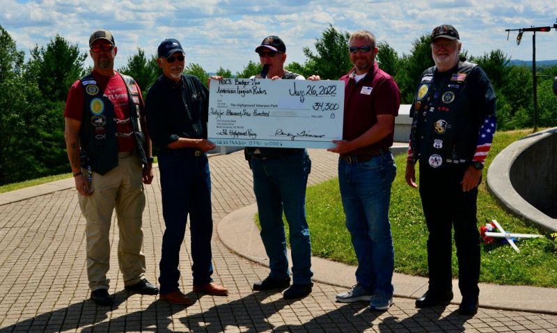 Wisconsin Legion Riders stage $34,000 fundraising ride for veterans park 