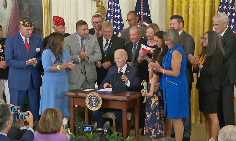 Biden signs historic PACT Act into law