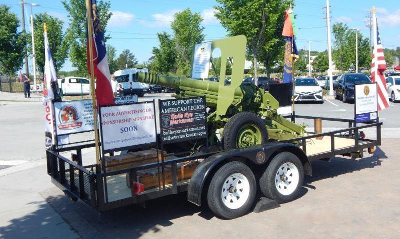 Refurbished howitzer draws interest to Georgia post