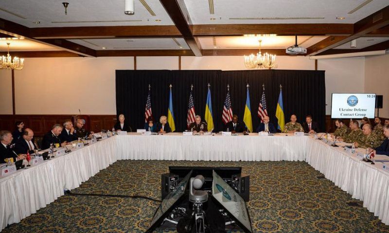 Ukraine military aid to continue in the long term, Austin tells allies at Ramstein Air Base