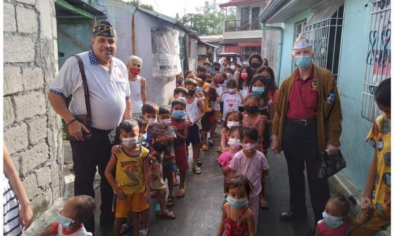Legion post in Philippines sponsors feeding program for children
