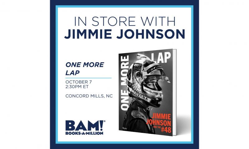 Jimmie Johnson to sign copies of his new book