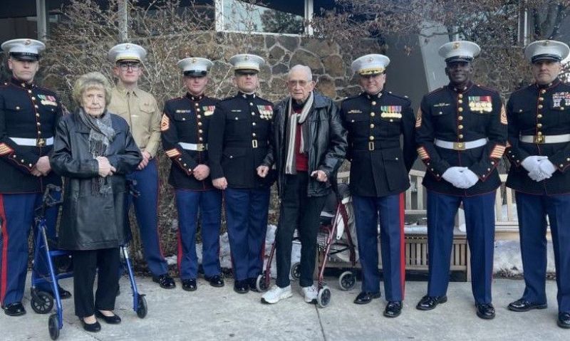 Washington Legionnaires help honor 100-year-old Marine