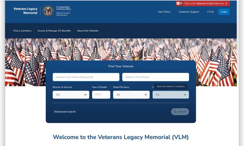 Arlington, 26 other DoD cemeteries added to Veterans Legacy Memorial site