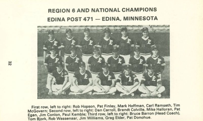 Legion Baseball flashback: One for the ages