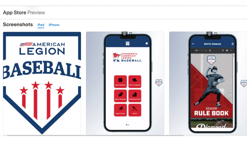 Department of Minnesota introduces app for state’s Legion Baseball program