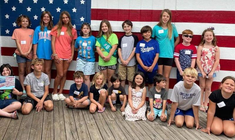 North Carolina post hosts Flag Day ‘slurp and paint’ for kids