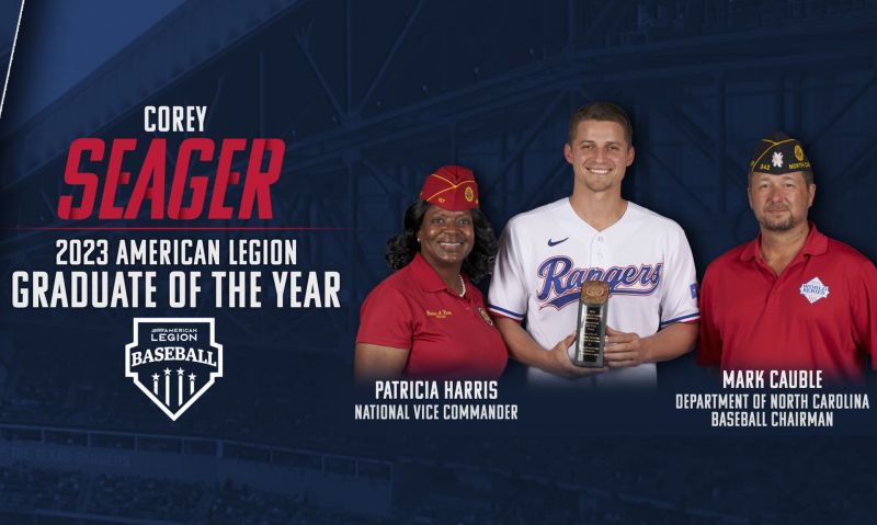 Seager receives Legion Baseball Graduate of the Year award