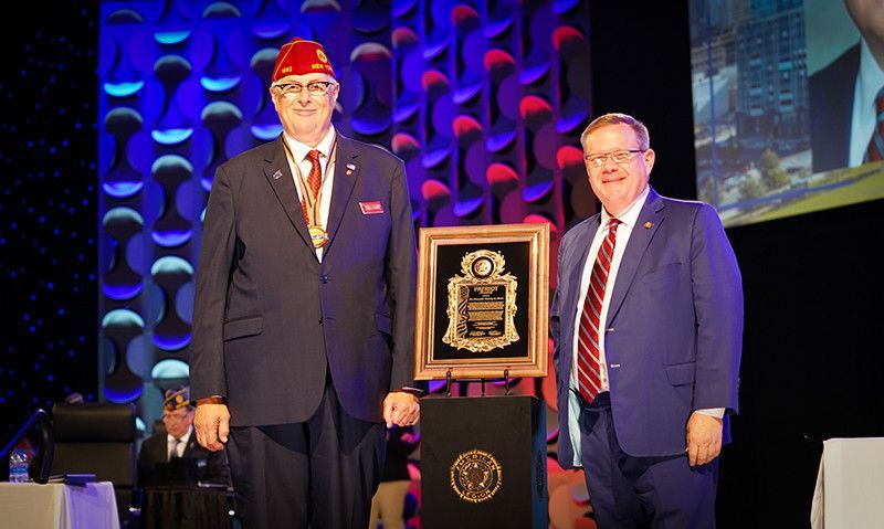 Patriot Award presented to Legion World Series advocate 