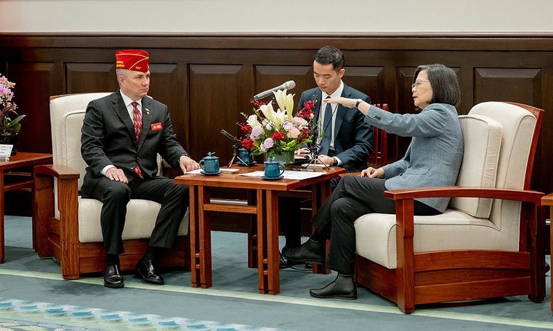 Seehafer cites ‘common bonds’ during Taiwan visit