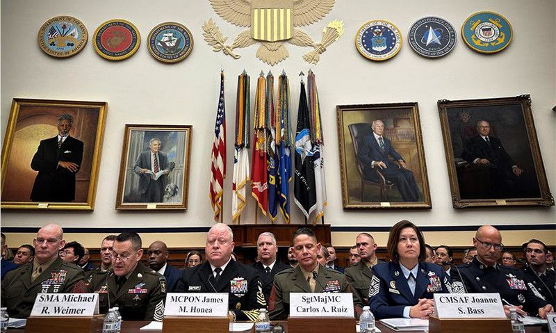 Senior enlisted leaders urge lawmakers to improve pay and housing for troops