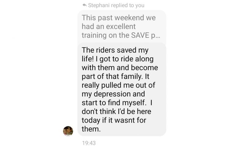 Navy Reservist: The Legion Riders saved my life