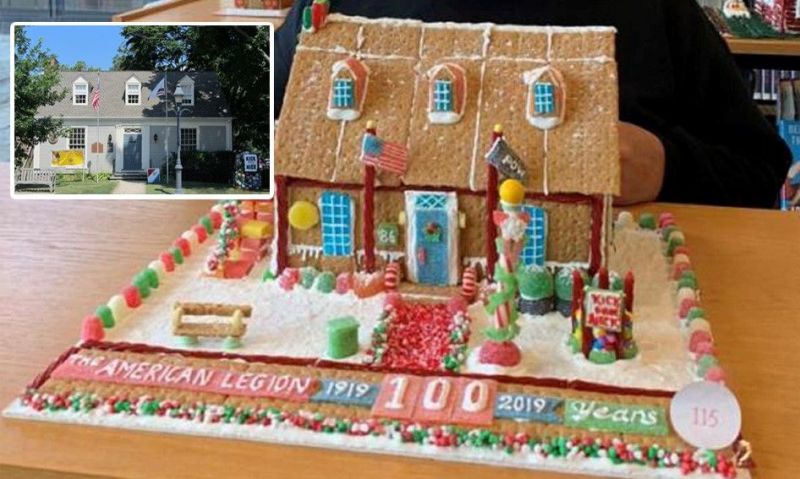 Gingerbread house reflects Connecticut post's legacy