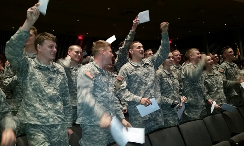 West Point seniors receive branch assignments